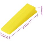 vidaXL Système de nivellement de carrelage 500 cales 2500 clips 1 5 mm