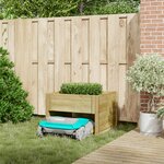 vidaXL Garage pour tondeuse robot en bois de pin traité