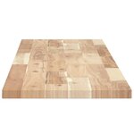 vidaXL Étagères flottantes 4 Pièces 160x30x2 cm acacia massif non traité