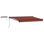 vidaXL Auvent rétractable électrique 3 x 2 5 m
