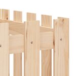 vidaXL Lit surélevé de jardin design de clôture 200x50x50cm pin massif