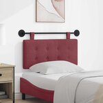 vidaXL Tête de lit suspendue Tissu