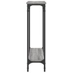 vidaXL Table console sonoma gris 100x22 5x75 cm bois d'ingénierie