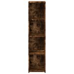 vidaXL Buffet chêne fumé 30x41x124 cm bois d'ingénierie