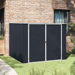 vidaXL Abri de jardin Anthracite 195x198x159 cm Acier galvanisé