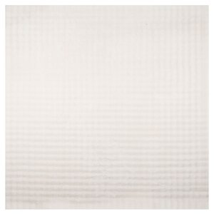 vidaXL Tapis de surface Carré HUARTE Crème 240 x 240 cm Polyester