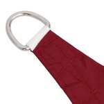 Vidaxl voile de parasol tissu oxford triangulaire 5x5x5 m rouge