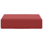 vidaXL Coussin de Siège d'Extérieur Bordeaux 40 x 40 x 8 cm