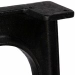 vidaXL Pied de table base 2 Pièces Base voûtée Cadre en A Fonte