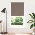 vidaXL Store enrouleur occultant café 105x210cm largeur du tissu