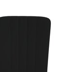 vidaXL Chaises à manger lot de 4 Noir Velours