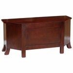 vidaXL Meuble TV Marron 100 x 40 5 x 46 cm Bois de Mahogany Massif