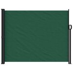vidaXL Auvent latéral rétractable vert foncé 160x300 cm