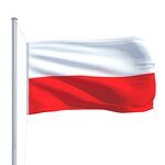 vidaXL Drapeau Pologne 90x150 cm