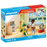 PLAYMOBIL 71619 - Action Heroes Pédiatre avec enfant