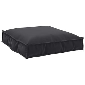 vidaXL Coussin pour assise de palette Noir 70 x 70 x 12 cm