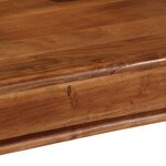 vidaXL Table à manger 80x80x77 cm bois d'acacia solide