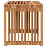 vidaXL Table d'appoint de jardin 50x32.5x35 cm Bois de teck massif