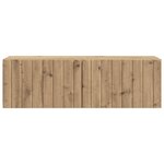 vidaXL Meuble TV mural 98 x 31 x 30 cm Chêne artisanal