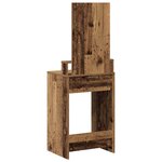 vidaXL Coiffeuse Bois Ancien 50 x 41 x 140 cm Bois d'ingénierie