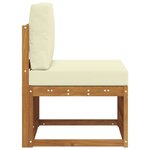 vidaXL Sofa de milieu extérieur Bois d'Acacia Massif Naturel