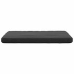 vidaXL Coussins de siège 4 Pièces Noir 40 x 40 x 3 cm Velours
