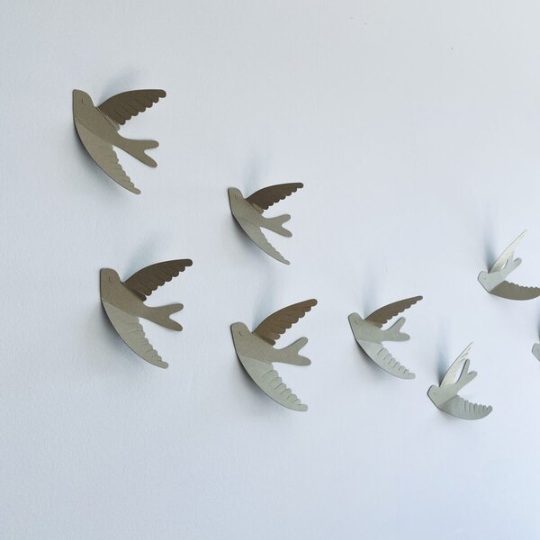 Hirondelles murales - Doré