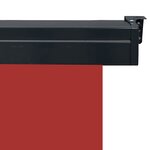 vidaXL Auvent latéral de balcon 175x250 cm Rouge