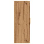 vidaXL Armoire murale suspendue chêne artisanal 69 5x34x90 cm