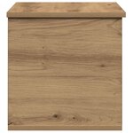 vidaXL Boîte de Rangement chêne artisanal 60 x 35 x 35 cm