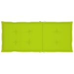 vidaXL Chaises inclinables de jardin lot de 2 et coussins Bois acacia