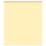 vidaXL Store enrouleur occultant jaune largeur du tissu 116 6 cm