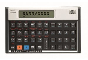 Calculatrice financière HP 12c platinium HP