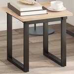 vidaXL Dessus de table 40x40x1 7 cm carré bois de pin massif