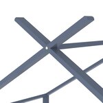 vidaXL Cadre de lit d'enfant Gris  Bois de pin massif 90 x 200 cm