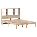 vidaXL Lit bibliothèque sans matelas 150x200 cm bois massif de pin