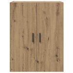 vidaXL Armoire Murale 2 Pièces Chêne artisanal 69 5 x 34 x 90 cm