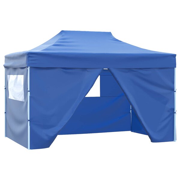 vidaXL Tente de fête 280 x 410 x 315 cm Bleu Tissu Oxford