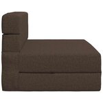 vidaXL Canapé-lit pliable Taupe 100 x 80 x 60 cm Tissu