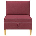 vidaXL Sofa avec rangement Tissu