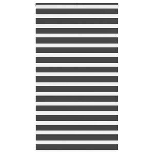 vidaXL Store zèbre noir 125x200 cm largeur du tissu 120 9 cm polyester