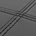 vidaXL Banc en cuir synthétique de haute qualité Noir