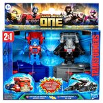 Hasbro G03385L10 - Ensemble de figurines Transformers One Optimus Prime vs Megatron