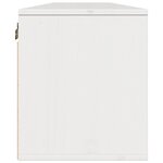vidaXL Armoires murales 2 Pièces Blanc 80x30x35 cm Bois de pin massif