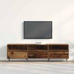 vidaXL Buffet TV en bois vieilli 150x30x44 5 cm en bois d'ingénierie