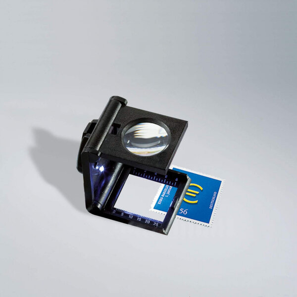 Compte-fils lumineuse LED  grossissement 5x.