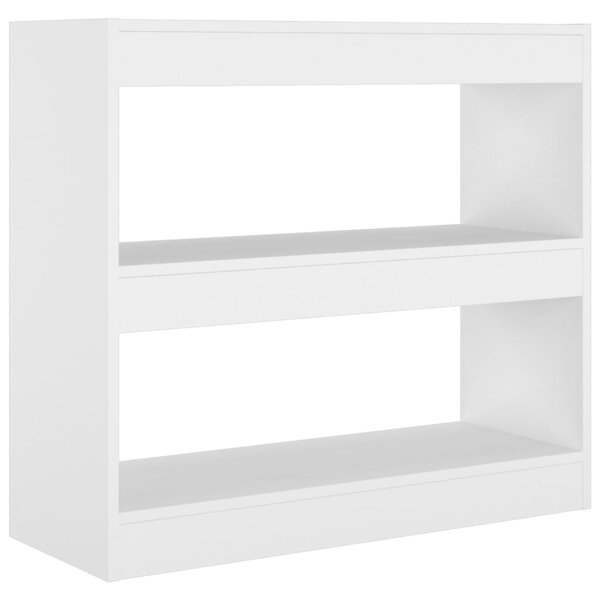 vidaXL Bibliothèque/Séparateur de pièce Blanc 80x30x72 cm