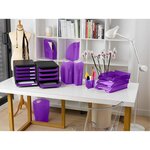 Porte-revues The Magazine Chromaline - Violet - X 3 - Exacompta