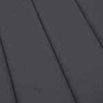 vidaXL Coussin de chaise longue anthracite mélangé 200x50x4 cm tissu
