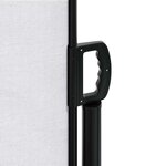 vidaXL Auvent latéral rétractable blanc 120x500 cm